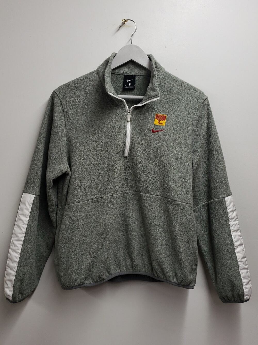 Nike University of Southern California Trojans Womens Sz Medium Grey Fleece